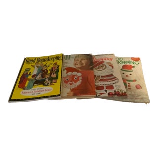 Mid-Century Vintage Rare Christmas Good Housekeeping Magazines - 4 Pieces For Sale