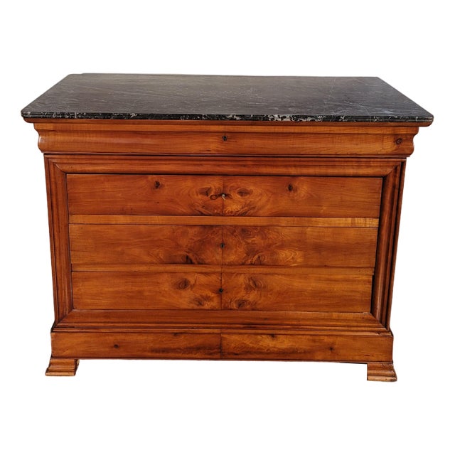 Louis Philippe Period Chest of Drawers in Cherry For Sale
