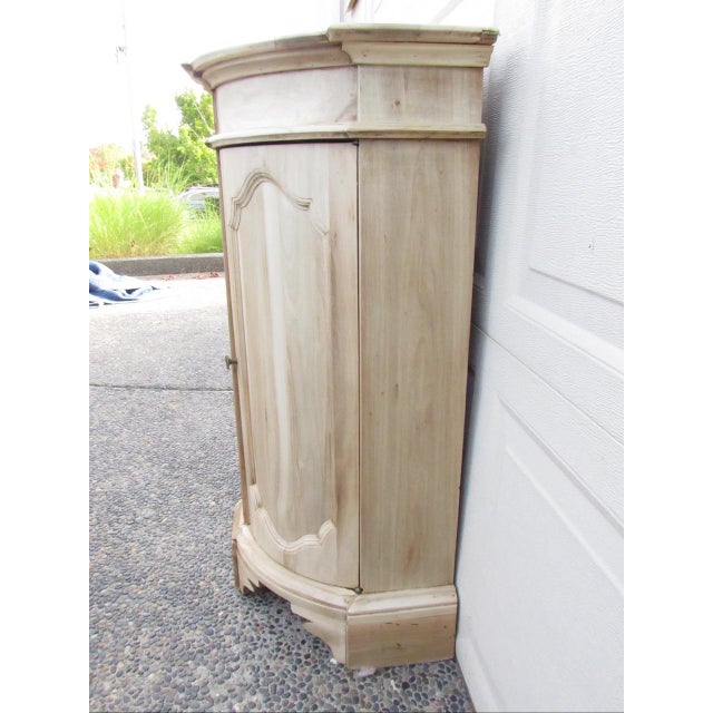 Baroque Antique Bleached Out and Weathered Italian Credenza For Sale - Image 3 of 18
