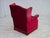 1970s Danish Highback Lounge Chair in Velour with Ash Legs, 1970s For Sale - Image 5 of 18