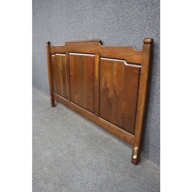 Transitional Guy Chaddock Melrose Collection Cherry King Size Panel Headboard For Sale - Image 3 of 7