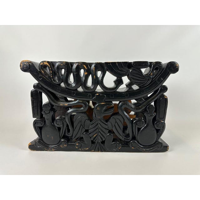 Antique Cameroon Duala Prestige Stool, 1890s For Sale - Image 3 of 16