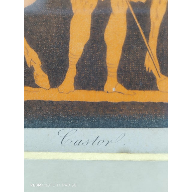 Jean-Baptiste-Claude-Richard De Saint-Non, Castore, 1781, Etching, Framed For Sale - Image 3 of 5