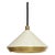 Shear Pendant Light in Brass by Bert Frank For Sale - Image 6 of 6