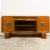 1940s French Walnut Veneer Sideboard With Gilded Carved Wood Details For Sale - Image 9 of 10