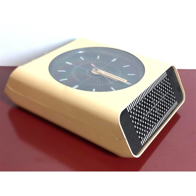 Europhon H10 Radio with Clock from Adriano Rampoldi, Italy, 1960s For Sale - Image 6 of 9