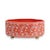 Ceramic Williamsburg for Port 68 Floral Vine Scallop Footed Oval Planter, Coral For Sale - Image 7 of 7