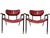Vintage Italian Armchairs by Gastone Rinaldi for Rima, 1950s, Set of 2 For Sale - Image 14 of 17