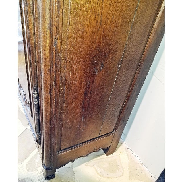 18c French Country Armoire From S. Normandy For Sale - Image 9 of 12