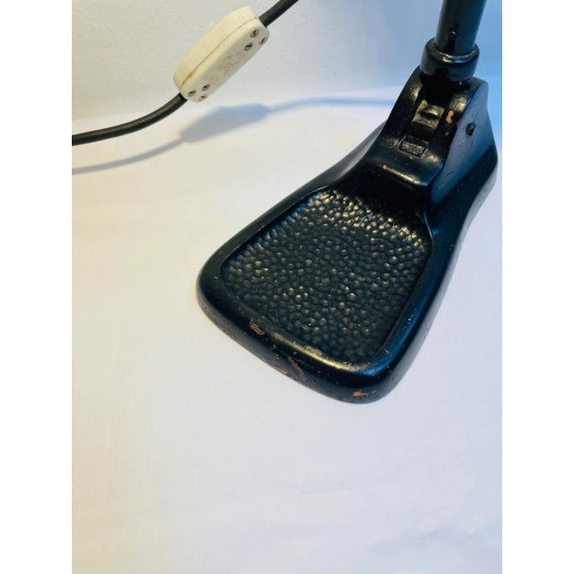 1920s Vintage Metal Workshop Lamp, 1920s For Sale - Image 5 of 10