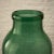 Large green glass antique pickle jar made in Denmark, 19th century. Applied finish on the lip collar. (Applied finish...