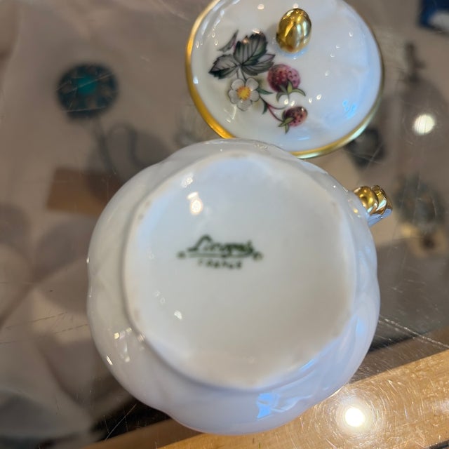 Limoges, France 18th Century Limoges Pots De Crème Set For Sale - Image 4 of 7