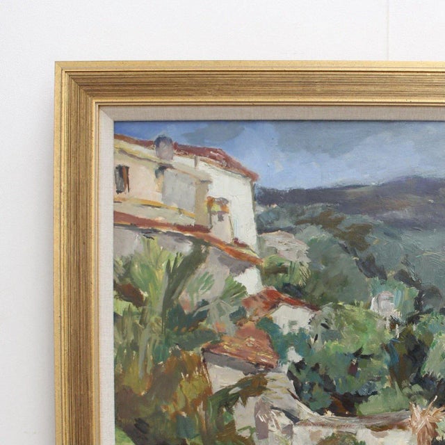 The Valley in Biot Côtes Dazur by Lucien Martial, 1960s For Sale - Image 4 of 18