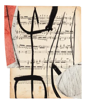 Musical Notes Mixed Media by Tommaso Cascella, 2009