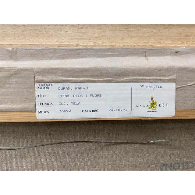 Late 20th Century Floral Still Life by Rafael Duran For Sale - Image 9 of 11