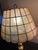 Vintage Brass Capiz Shell Lamp Set For Sale In Lexington, KY - Image 6 of 12