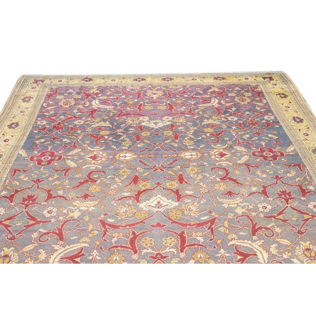 Antique Fessaneh Rug 8'3'' x 10' For Sale - Image 12 of 12