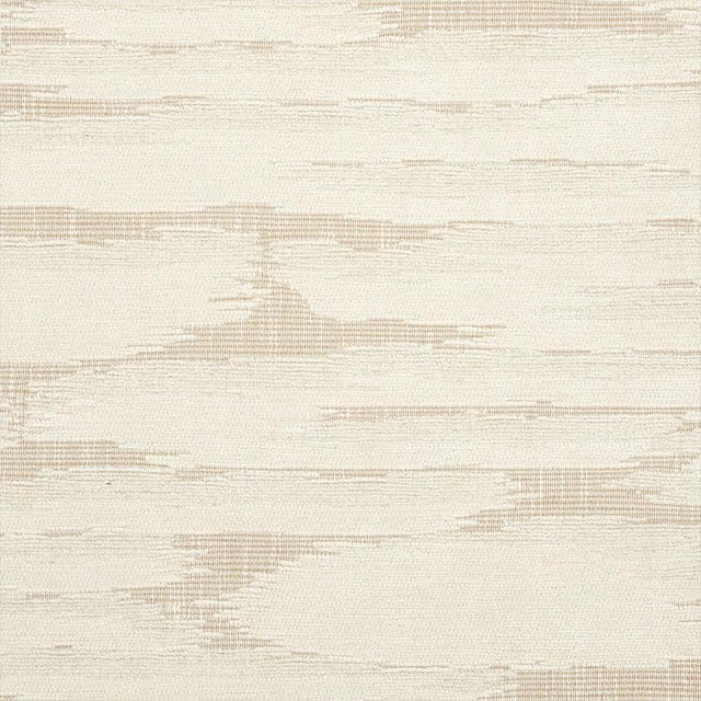 Abstract Sample - Schumacher Gibson Fabric in Ivory For Sale - Image 3 of 3
