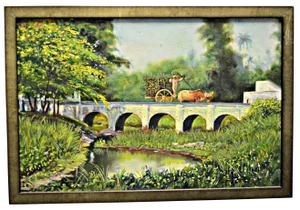 Rural Landscape Oil on Canvas
