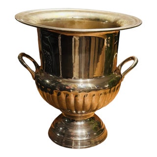 1960s Vintage Silverplate Champagne Bucket For Sale