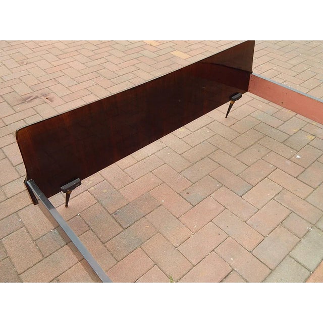 Wood Double Bed, 1950s For Sale - Image 11 of 12