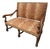 Antique 19c French Carved Walnut & Tapestry Sofa Settee For Sale