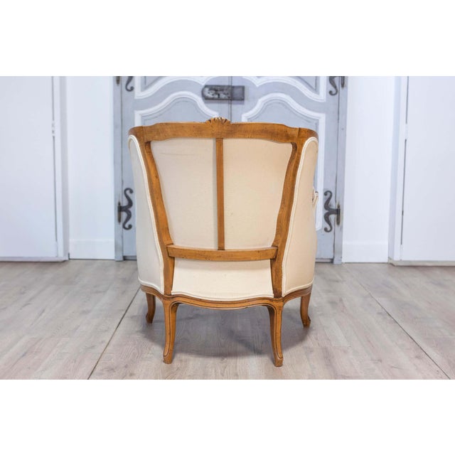 20th Century French Louis XV Style Bergere For Sale - Image 13 of 15