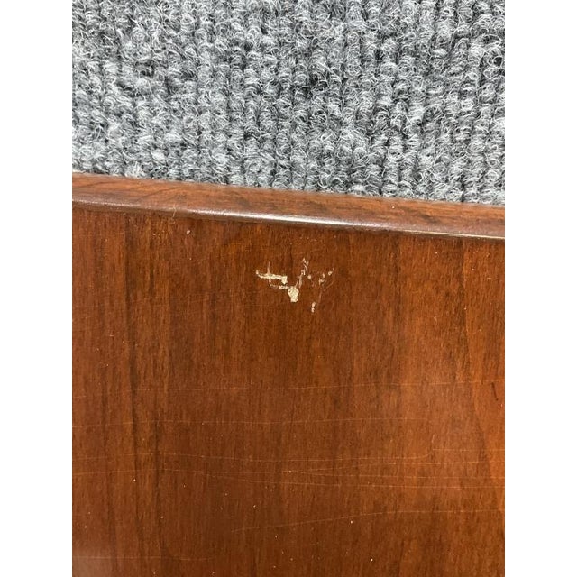 1970s Henkel Harris Solid Wild Black Cherry Double Pedestal Dining Table - 3 Leaves For Sale - Image 10 of 12
