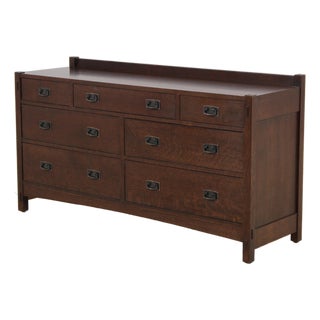 Stickley Mission Oak Arts & Crafts Dresser For Sale