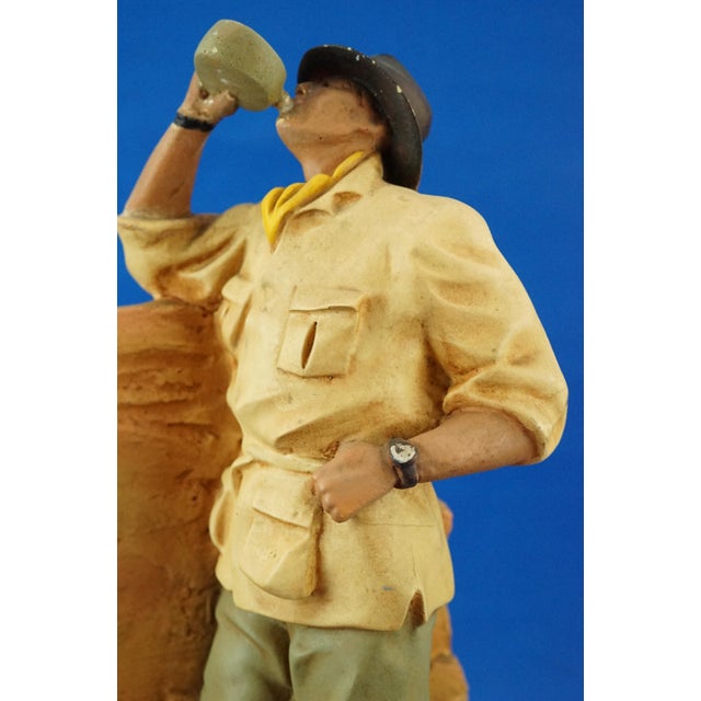 Advertising Resin Model Australian Adventurer Figurine from Avirex, United States, Late 20th Century For Sale - Image 12 of 18