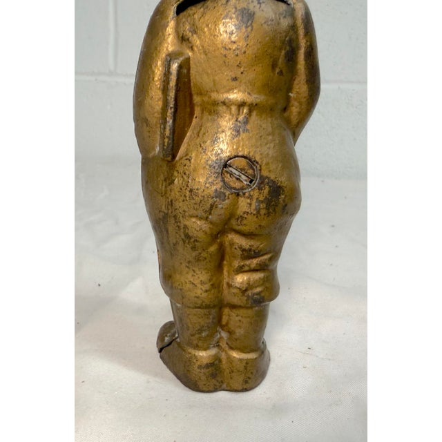 Rare Antique Early 1800's Cast Iron Boy Child Still Coin Bank by a.c. Williams For Sale - Image 11 of 11