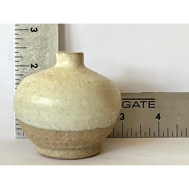 Antique Chinese White Glaze Miniature Vase. Song Dynasty (960-1279) Chinoiserie For Sale In New York - Image 6 of 7