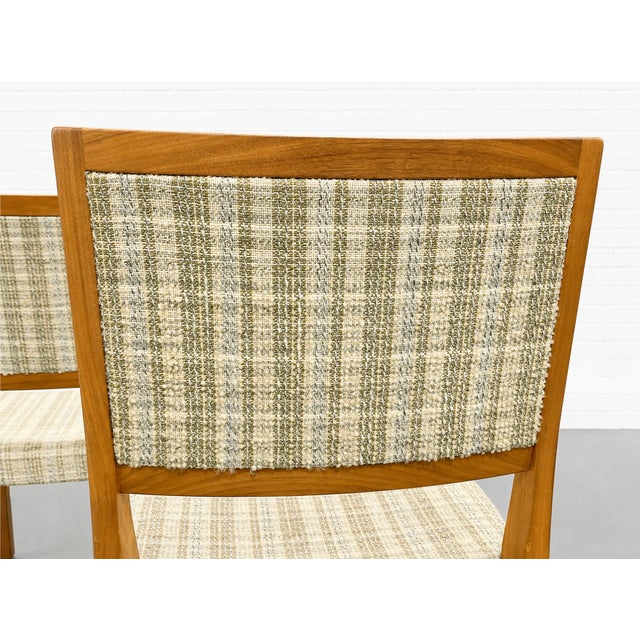 Set of Six Vintage Mid Century Modern Walnut Dining Chairs by Svegards | Scandinavian Mid Century Modern, C. 1960's For Sale - Image 9 of 14