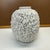Rörstrand Rörstrand Gunnar Nylund Chamotte Art Pottery Vase White Blue Sweden Mid 20th Century 6" For Sale - Image 4 of 10