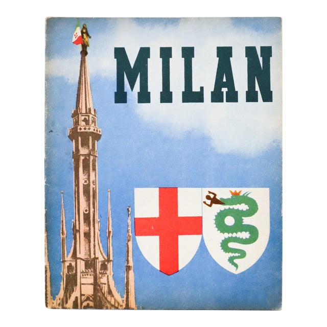 1938 Italian Travel and Tourism Pamphlet, Milan For Sale