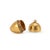 Vintage 18k Yellow Gold Engraved Egg Form Screw-Top Locket Charm Pendant For Sale In Houston - Image 6 of 8