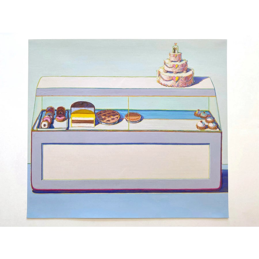 Wayne Thiebaud Pop Art Offset Lithograph Print Museum Exhibition