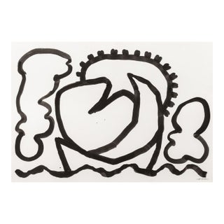 Domenick Capobianco "Trip Ii" Acrylic on Paper For Sale