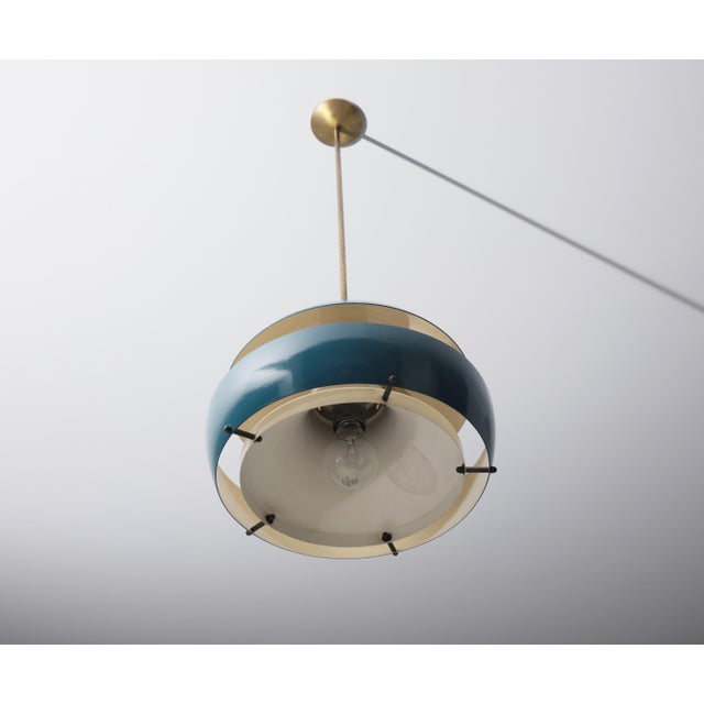 Vintage Italian Pendant Lamp, 1950s For Sale - Image 9 of 14