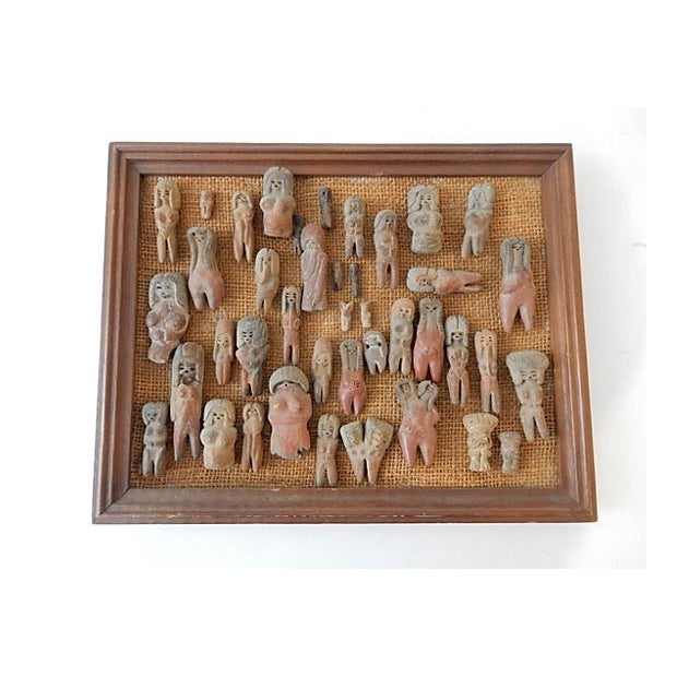 Pre Colombian Valdivia Female Figurines Chairish