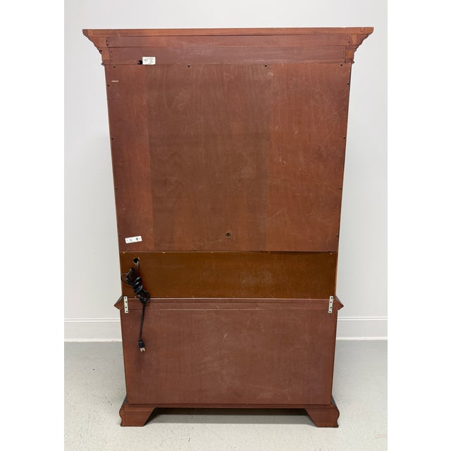 Thomasville Thomasville Mahogany Chippendale Style Armoire / Linen Press For Sale - Image 4 of 16