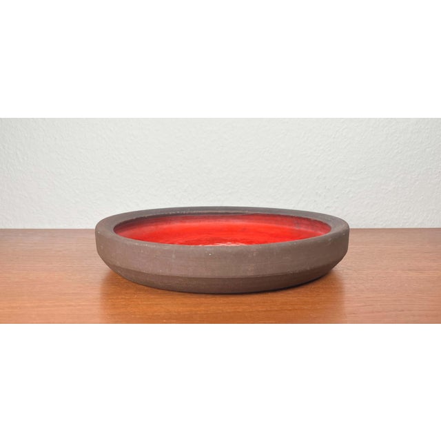 Mid-Century Modern Danish Studio Pottery Bowl, Svaneke, Bornholm, 1960s, in Very Good conditions. Designed 1960 to 1969...