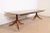Baker Furniture Company Baker Furniture Georgian Banded Mahogany Double Pedestal Extension Dining Table, Newly Refinished For Sale - Image 4 of 12