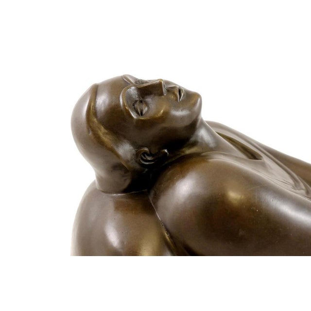 Dreaming Woman, 20th Century, Bronze For Sale - Image 4 of 9