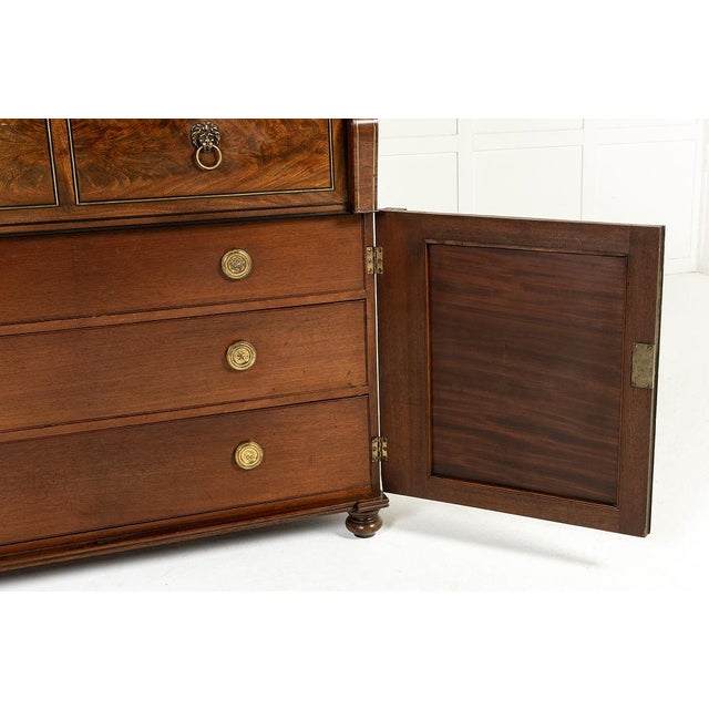English Regency Bookcase in Mahogany For Sale - Image 13 of 18