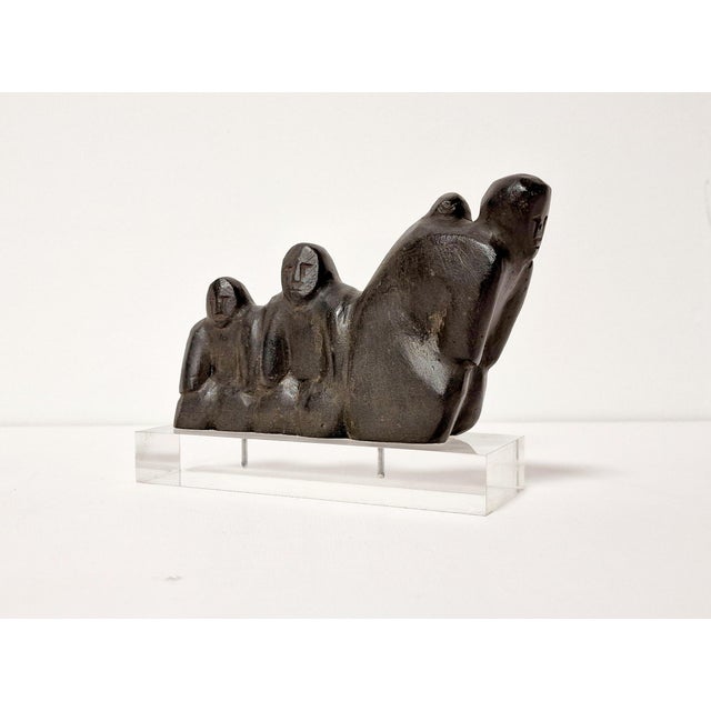 Canadian Inuit Stone Sculpture, 1970s For Sale - Image 4 of 9