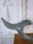 Monumental American Folk Art Copper Whale Weathervane With Verdigris Patina For Sale - Image 4 of 13