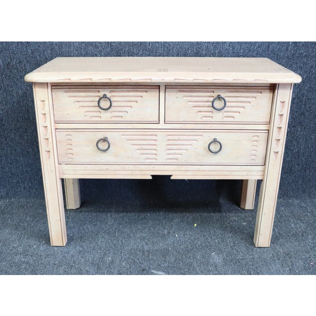 White South Western Style White Pine Commode For Sale - Image 8 of 8