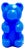 Blue Gummy Bear Table Lamp from Kema Keur, 1990s For Sale