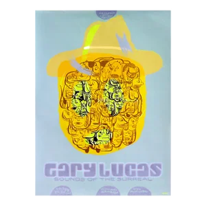 2003 Silkscreen Music Poster, Gary Lucas, Sounds of the Surreal